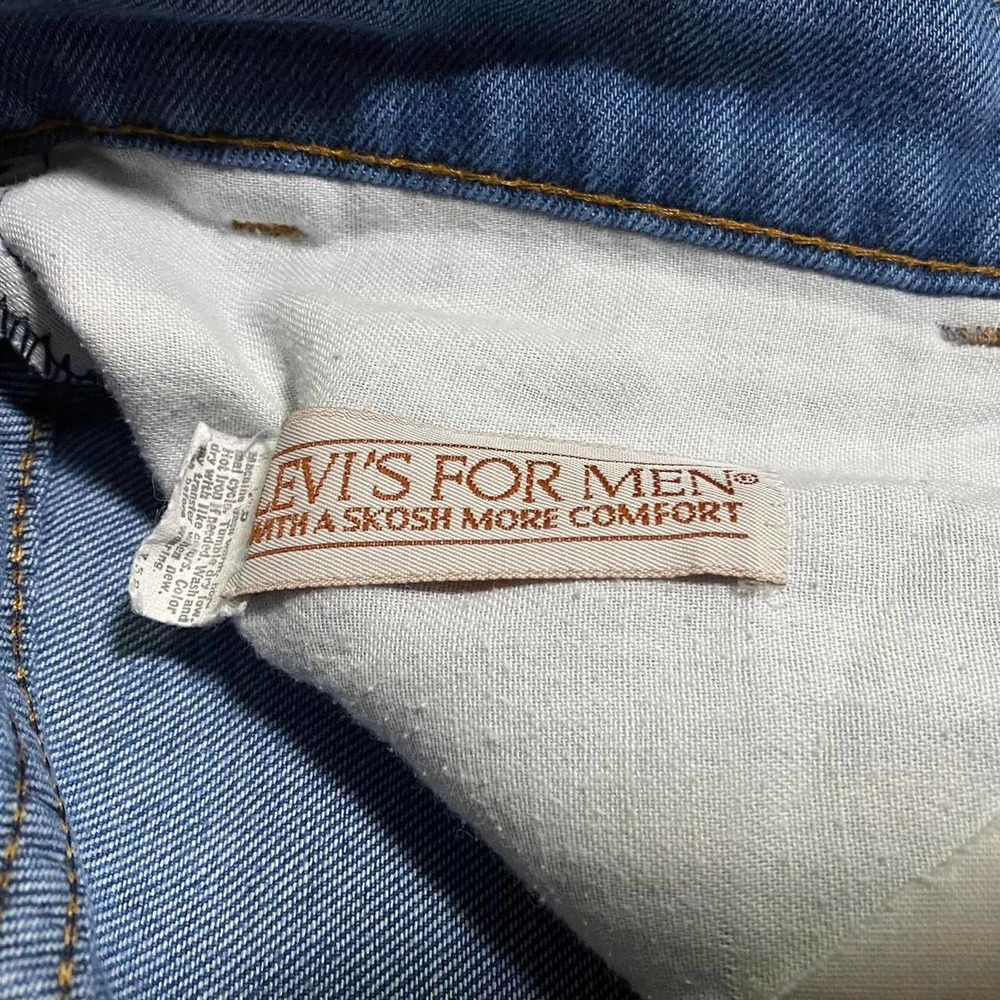 Vintage 70s Orange Tab Levi’s for Men with a skosh more comfort denim jeans - Picture 3 of 8